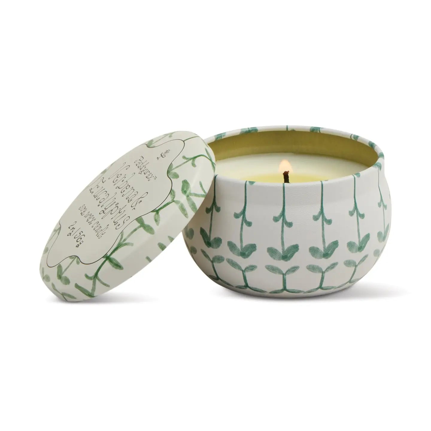 Paddywax Tulip Tin Candle - Verbena & Lemongrass