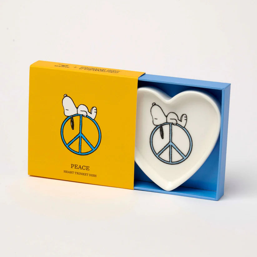 Peanuts heart trinket dish peace  image 0