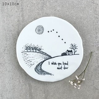 Porcelain coaster image 0