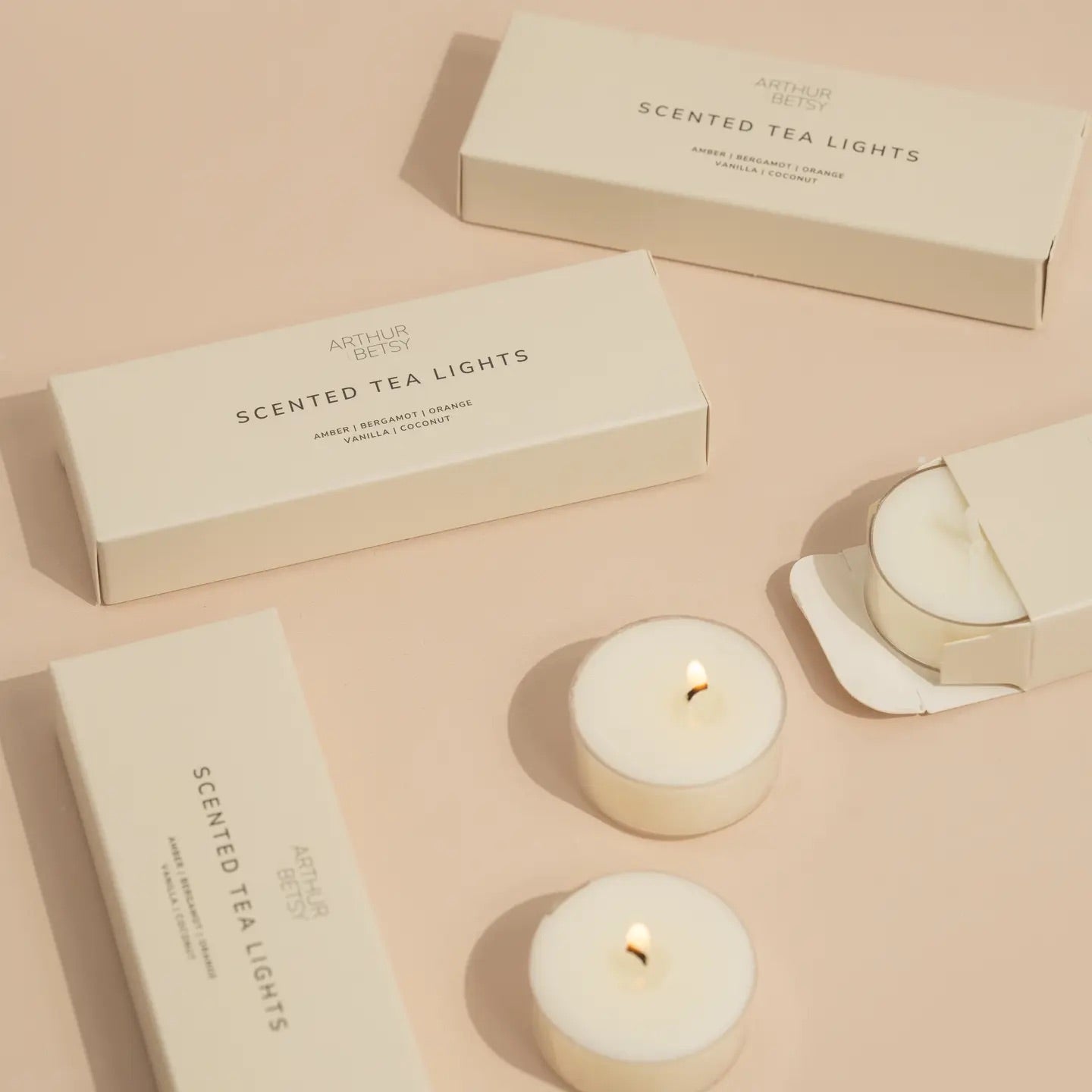 3 pack of scented tea lights  image 0