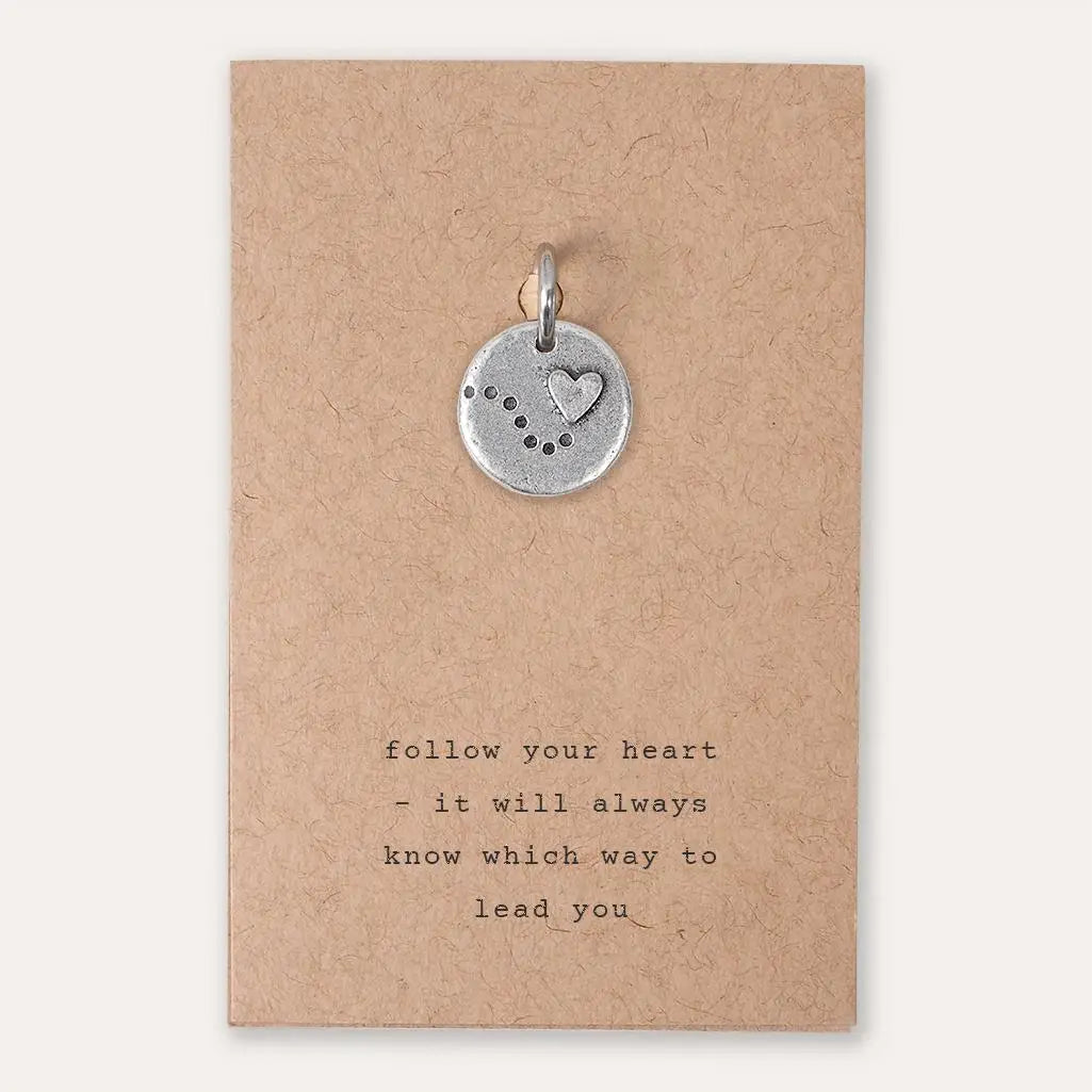 Follow your heart charm  image 0