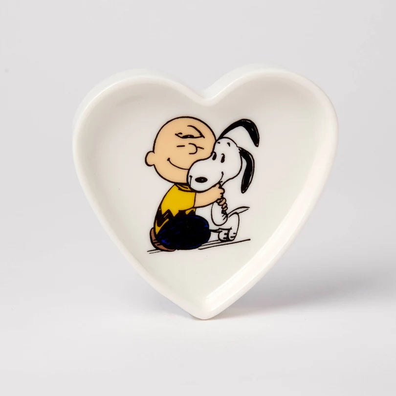 Peanuts heart trinket dish puppy