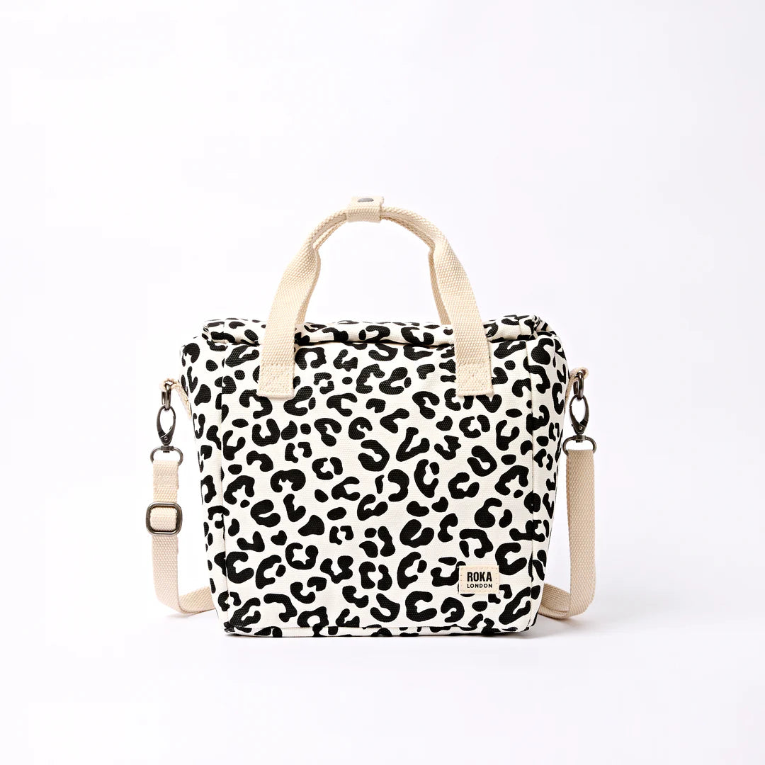 Hampstead lunch bag in summer leopard