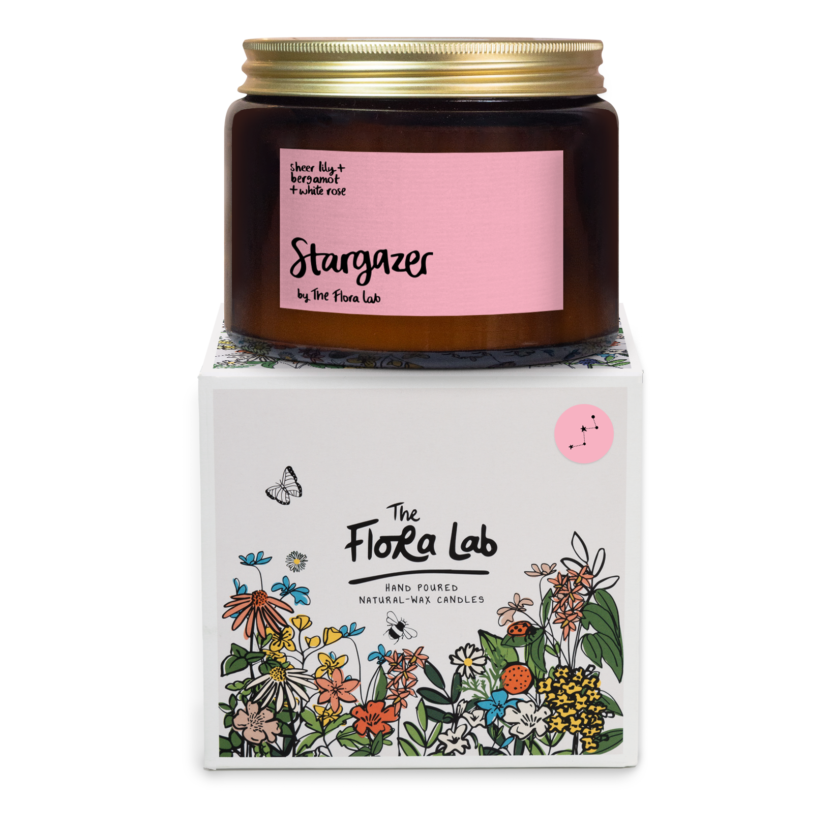 Stargazer candle - large