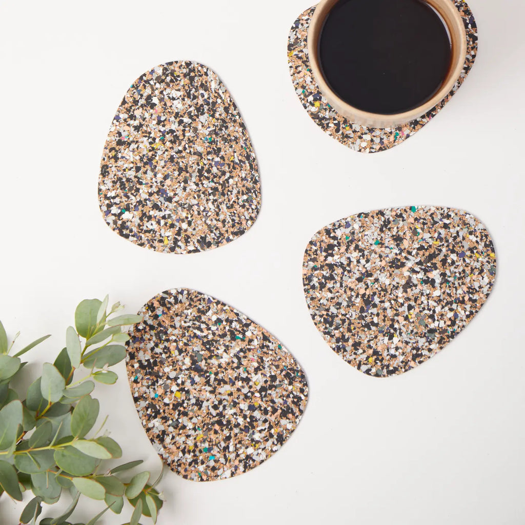 Beach clean pebble coasters  image 1