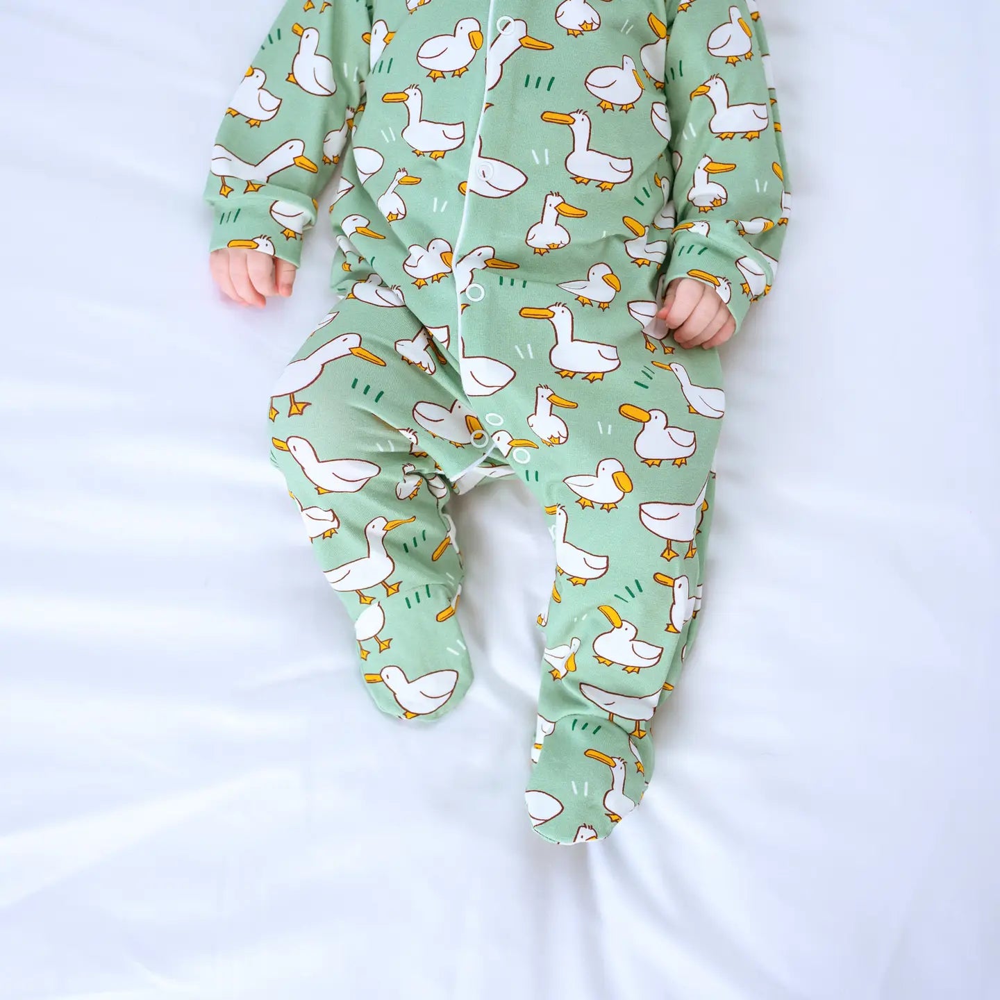 Dancing ducks sleepsuit