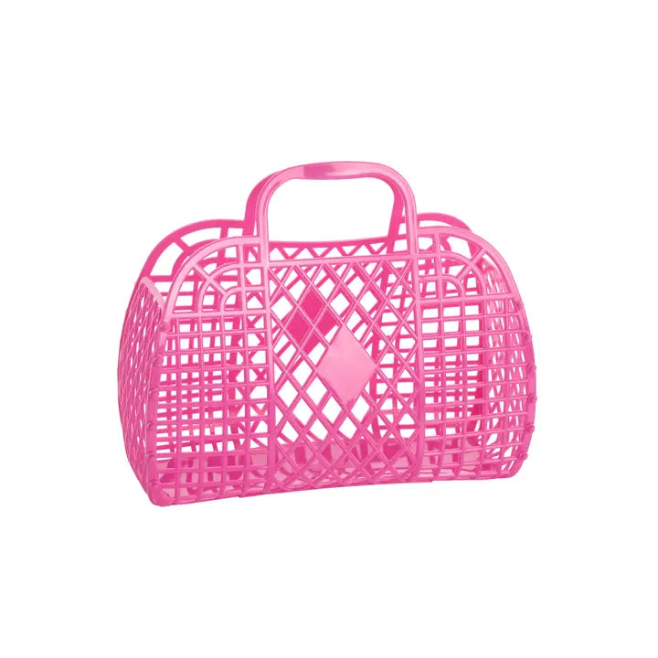 Retro Basket Small Jellybag pink  image 0