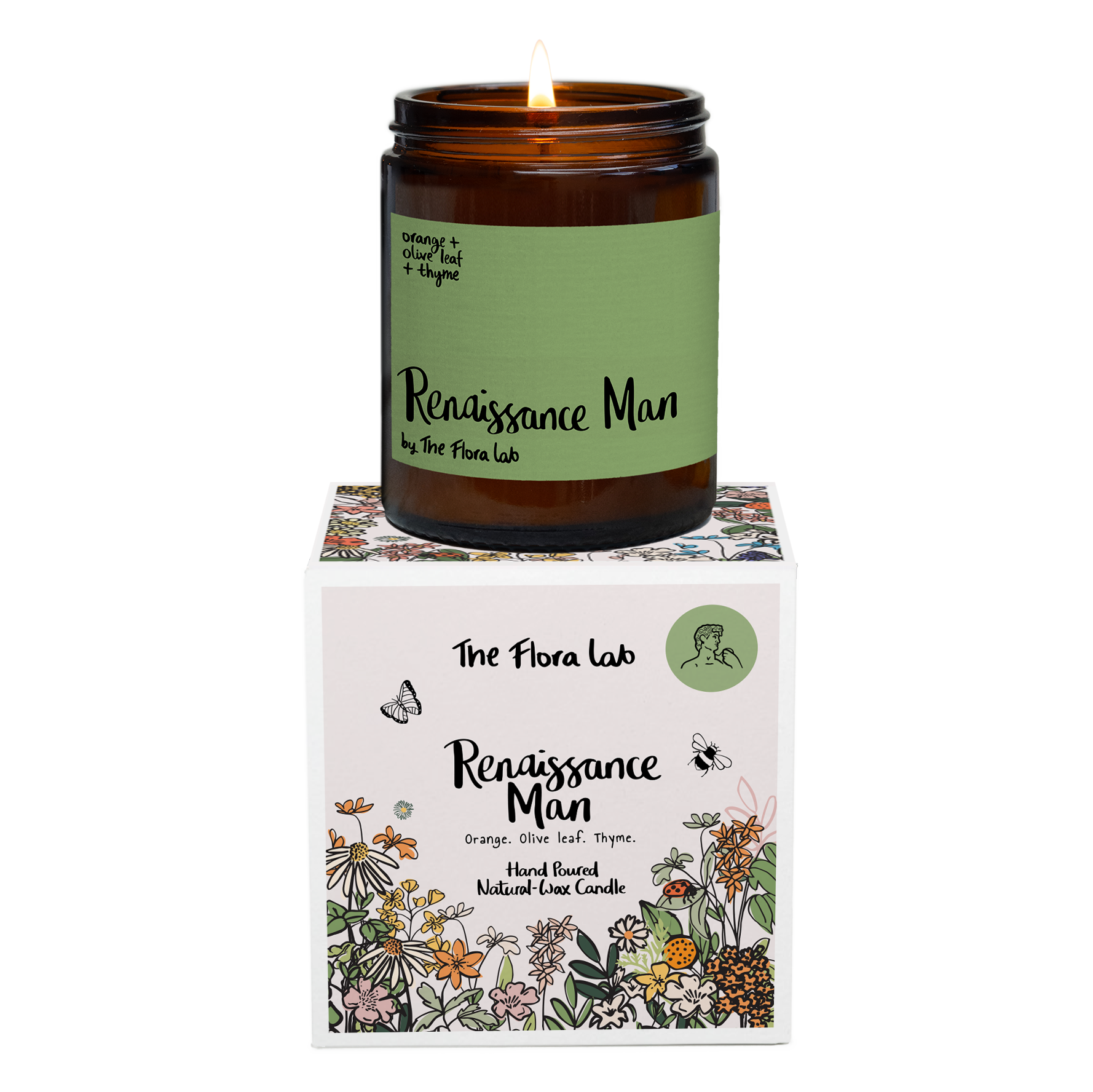 Renaissance man candle
