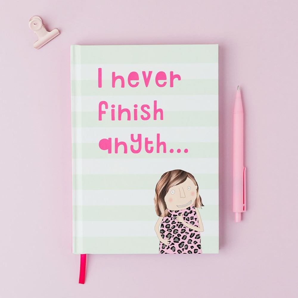 I never finishing anything notebook