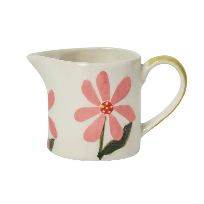 Olive stoneware jug