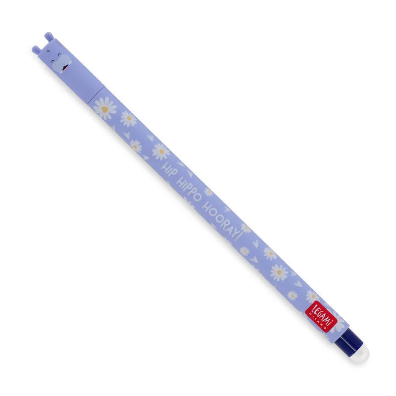 Legami erasable pen - hippo  image 0