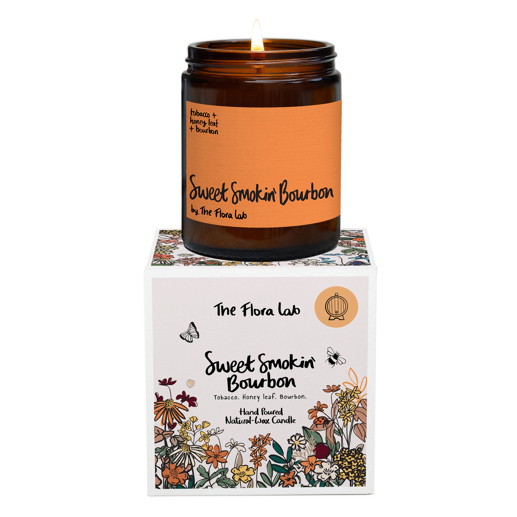 Sweet smokin’ bourbon candle