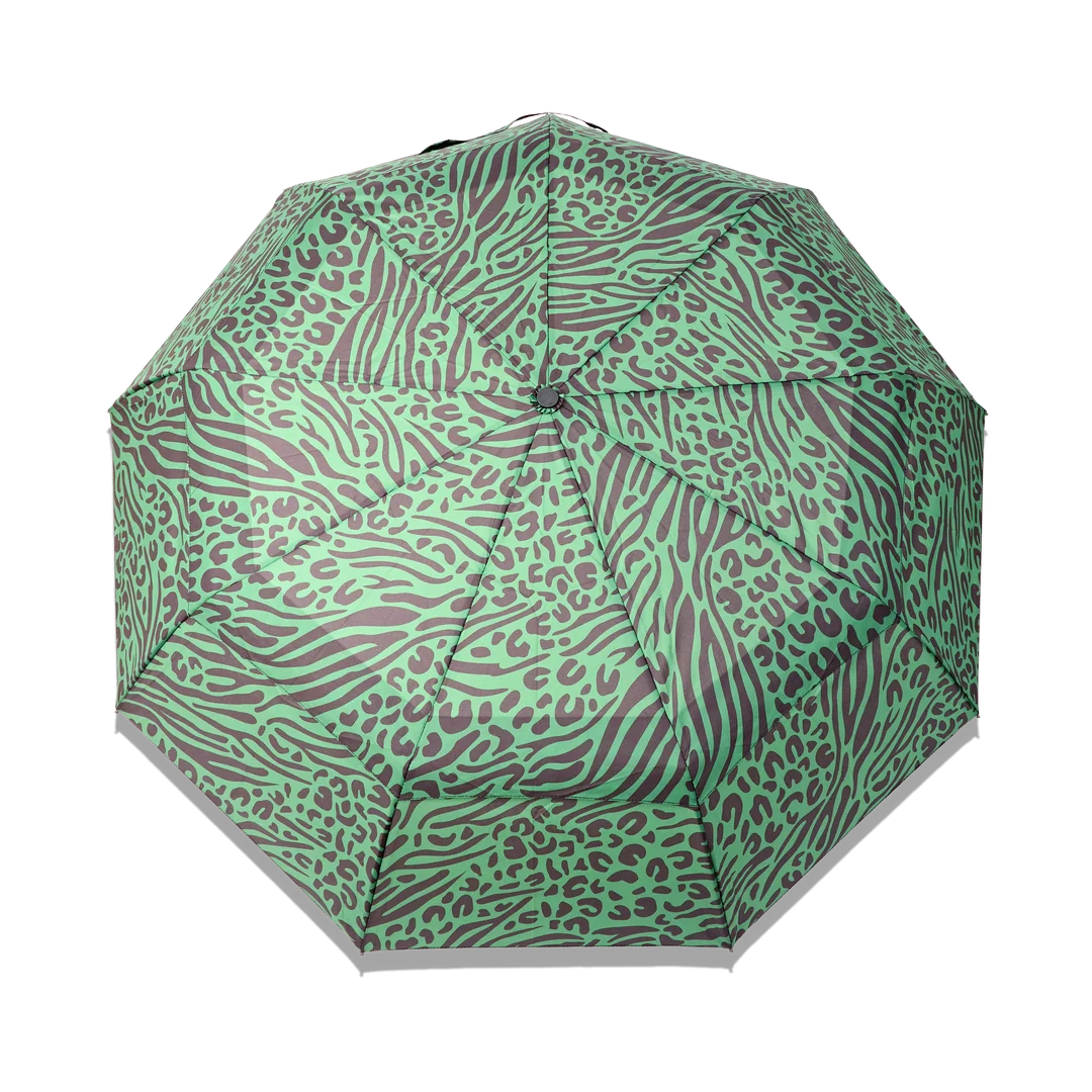 Waterloo umbrella in mixed animal artichoke