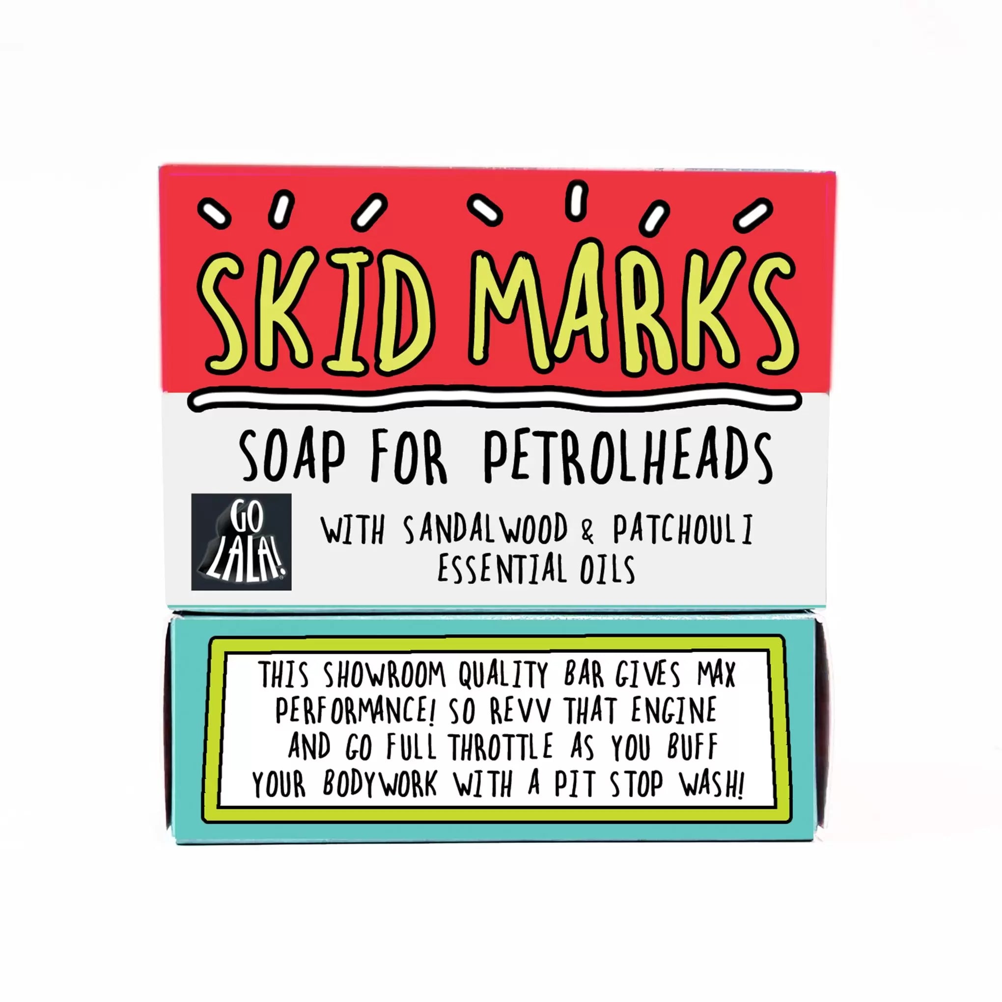Skid marks patchouli & sandalwood soap bar
