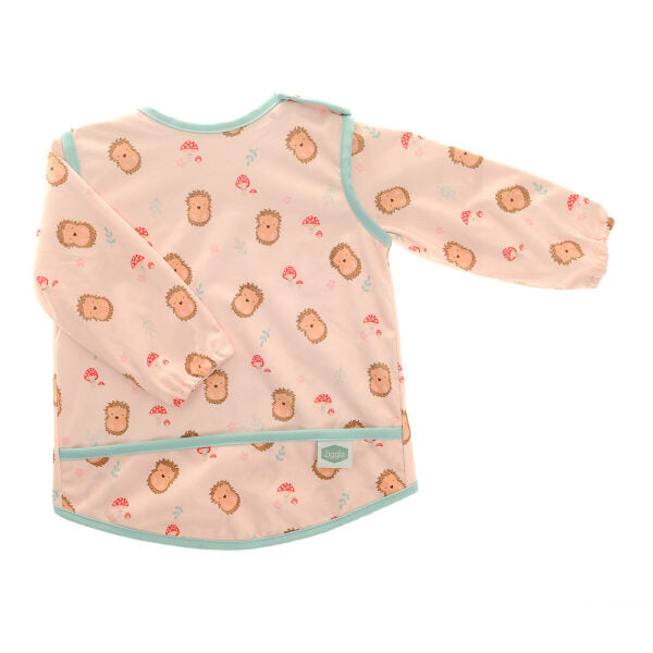 Hedgehog feeding coverall bib