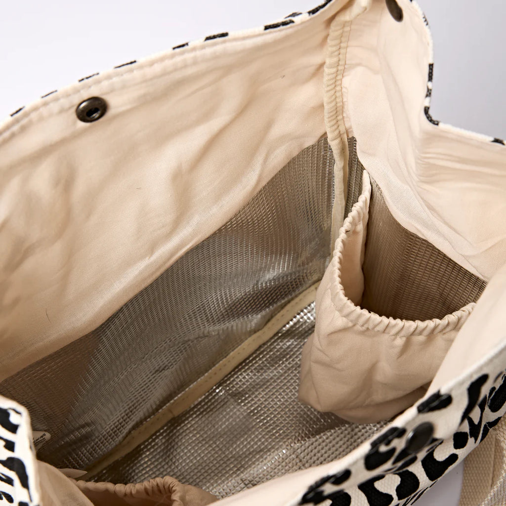 Hampstead lunch bag in summer leopard