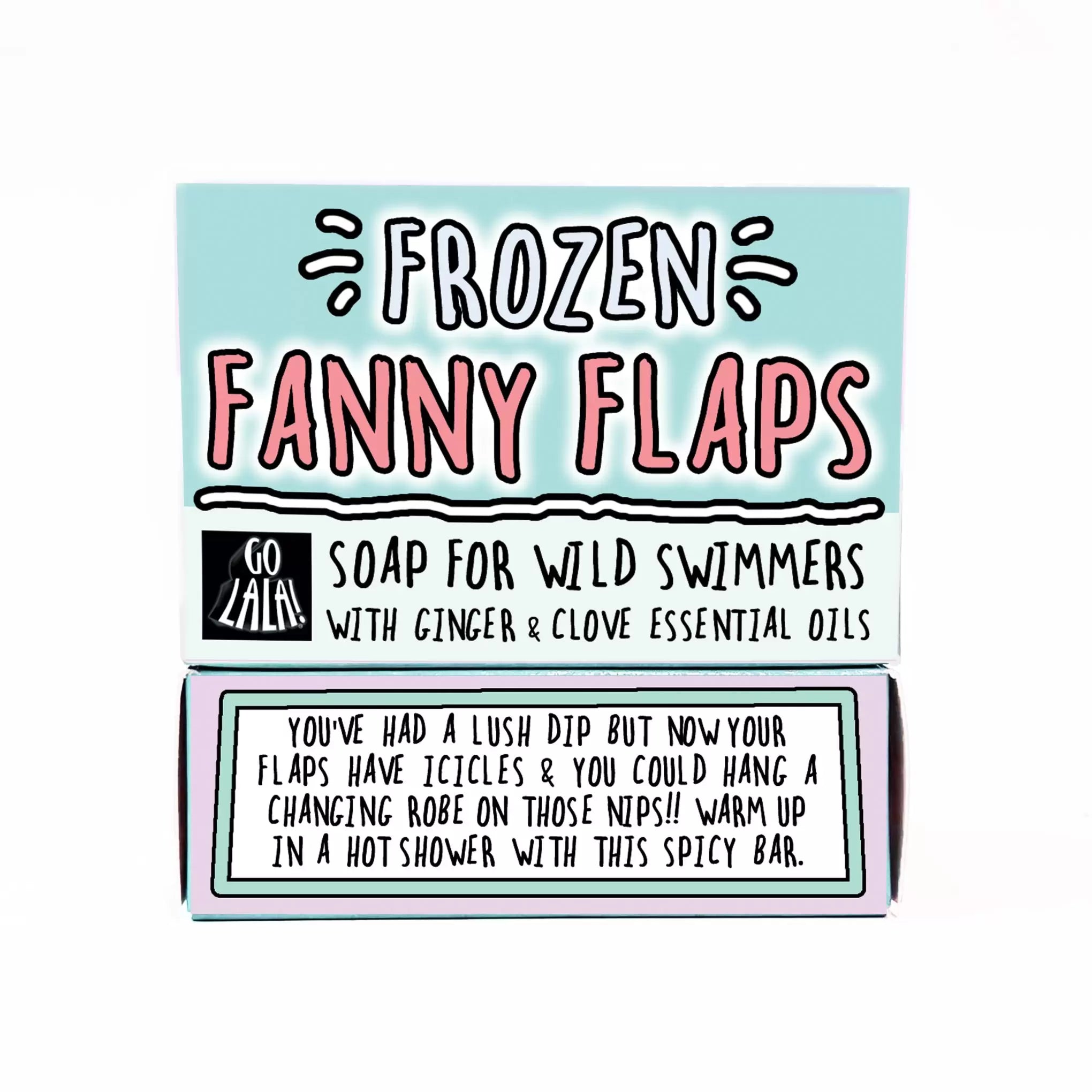 Frozen fanny flaps ginger & clove soap bar