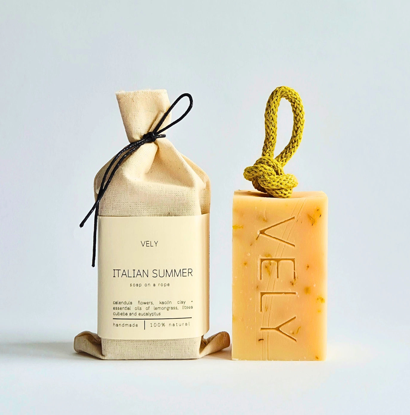 Soap on a rope ‘Italian summer’