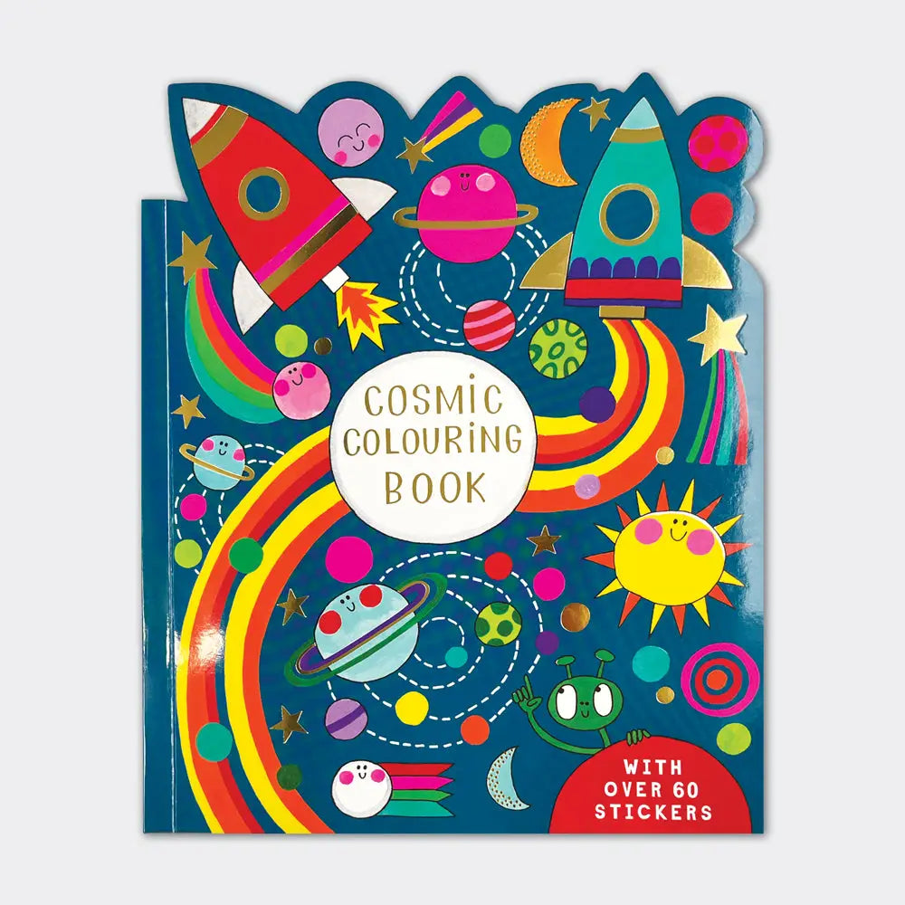 Cosmic colouring and sticker book