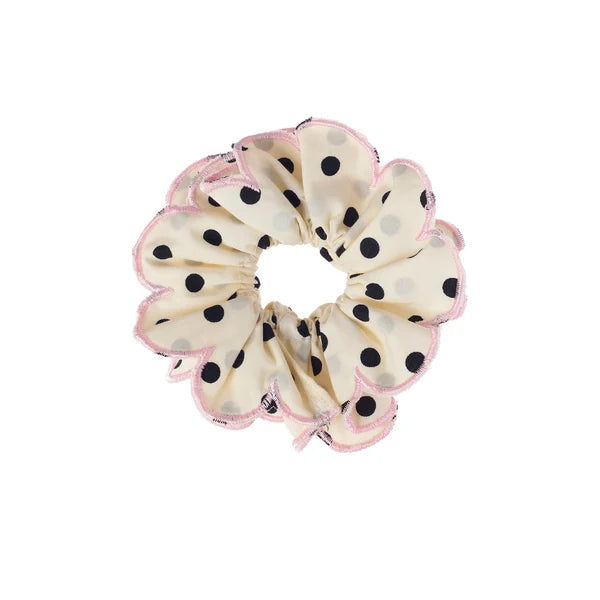 Polka dot scrunchie
