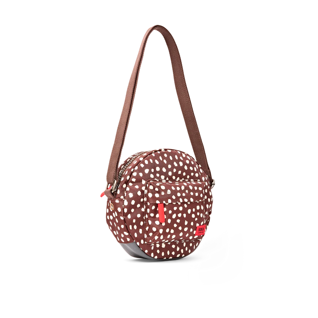 Paddington crossbody bag in brown dot