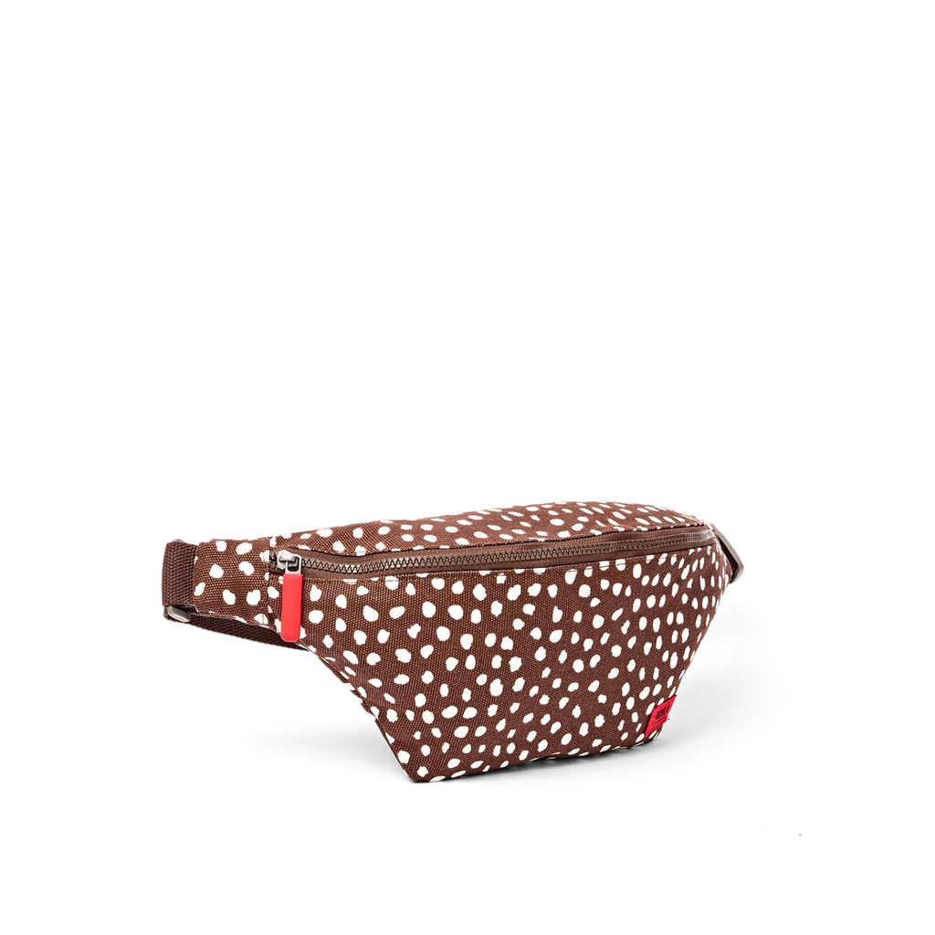 Mill Hill crossbody bag in brown dot