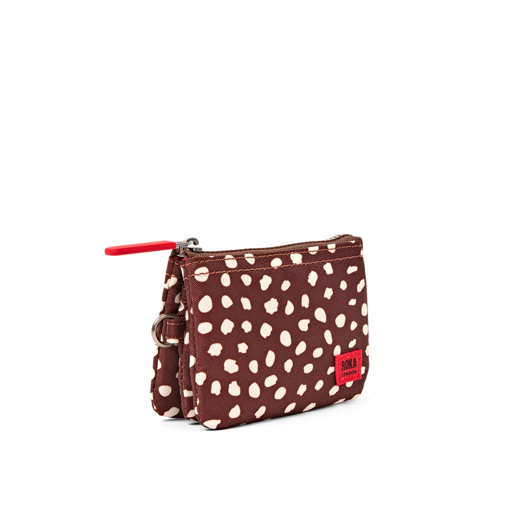 Carnaby wallet in brown dot