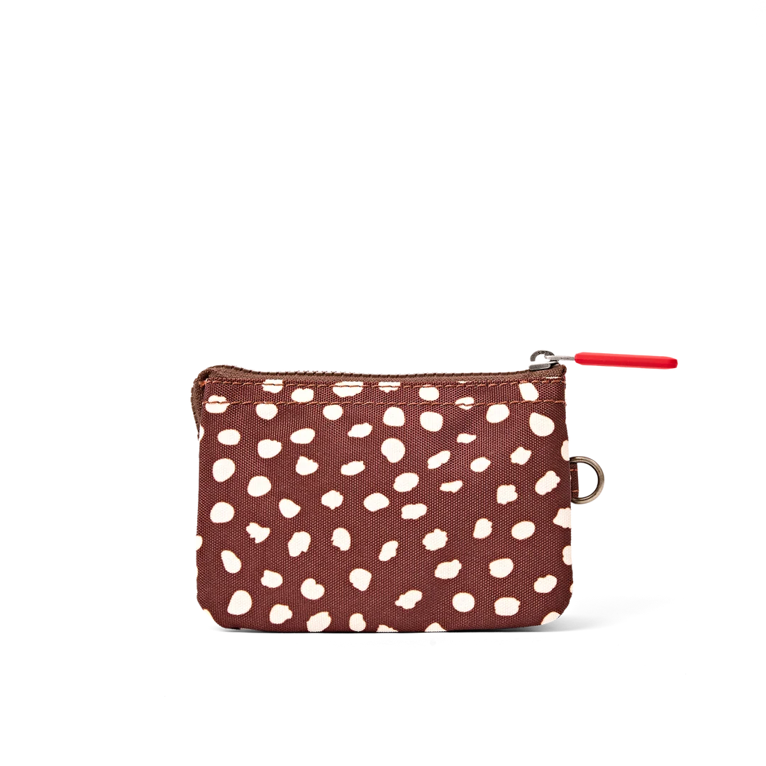 Carnaby wallet in brown dot