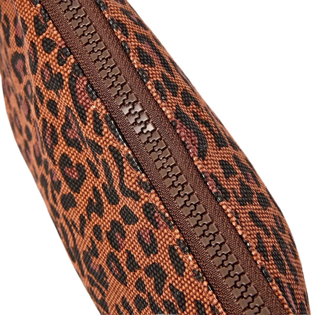 Maida Vale pouch in mini leopard - small