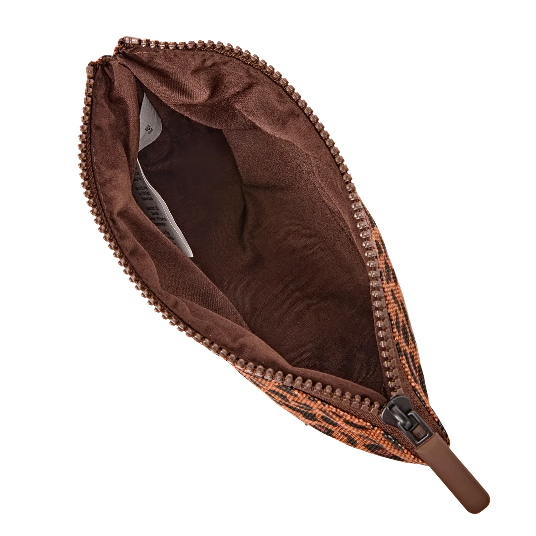Maida Vale pouch in mini leopard - small