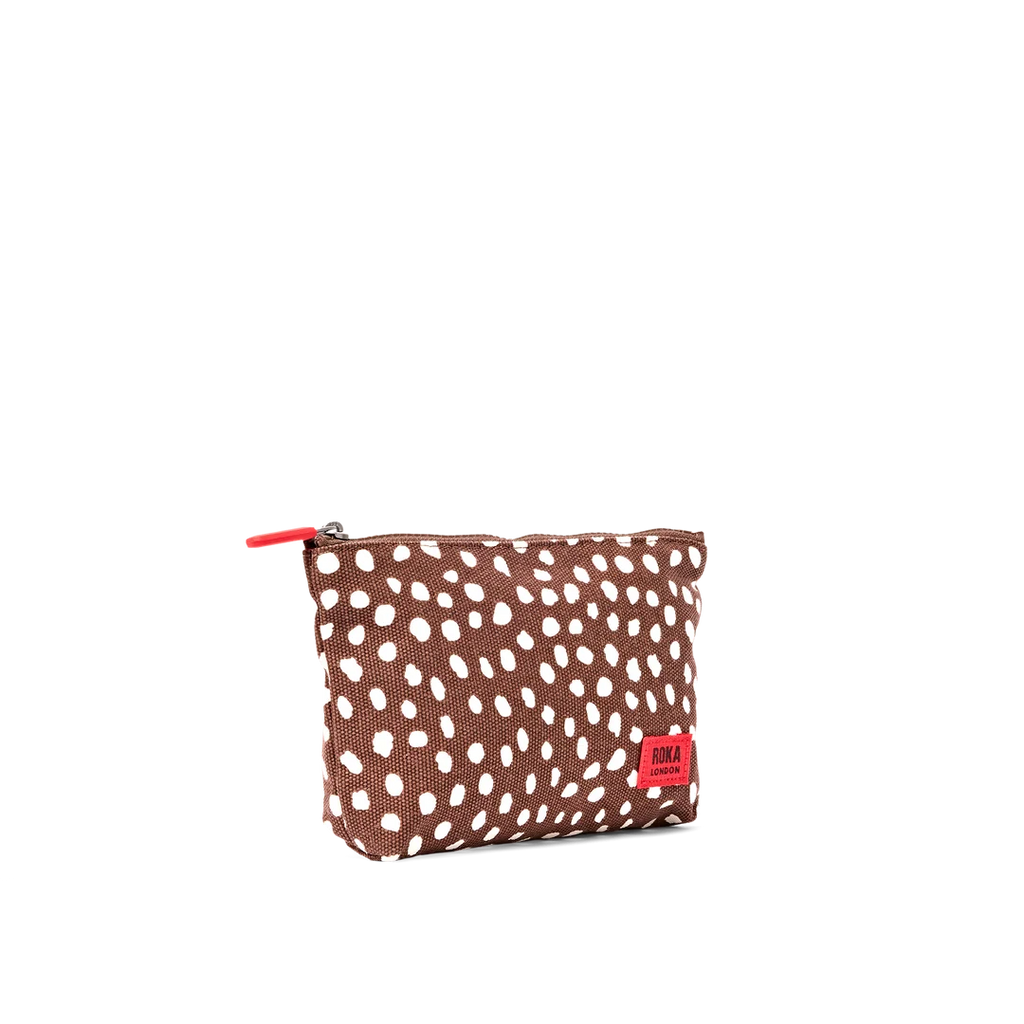 Maida Vale pouch in brown spot - small