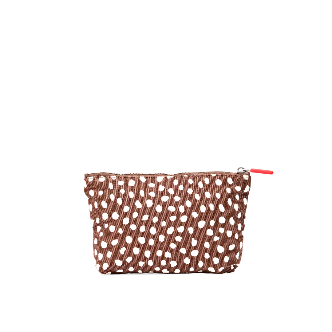 Maida Vale pouch in brown spot - small