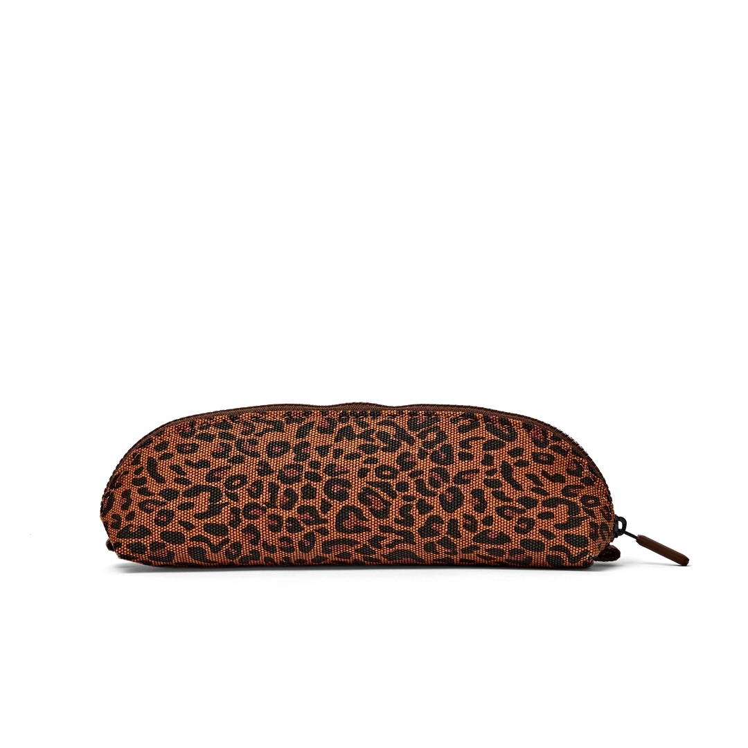 Tate pencil case in leopard mini