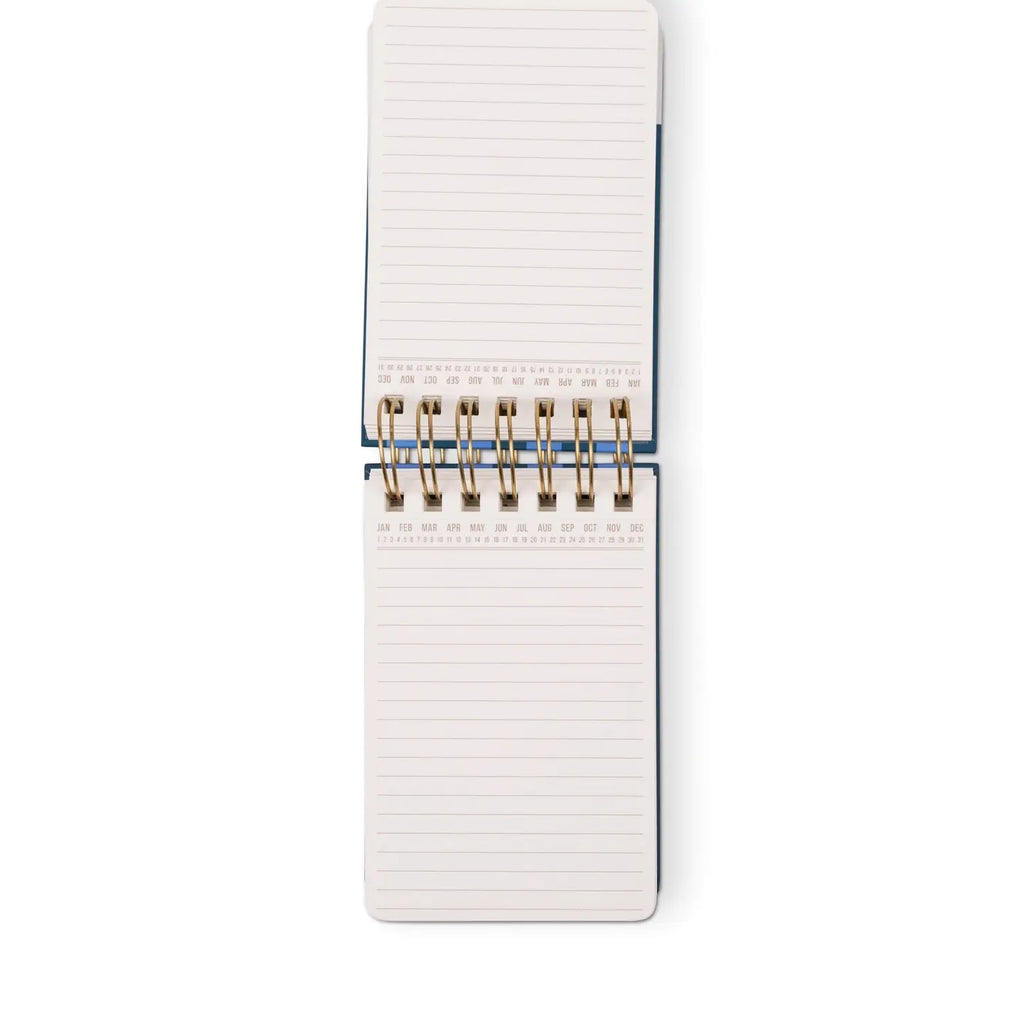 Blue chunky notepad