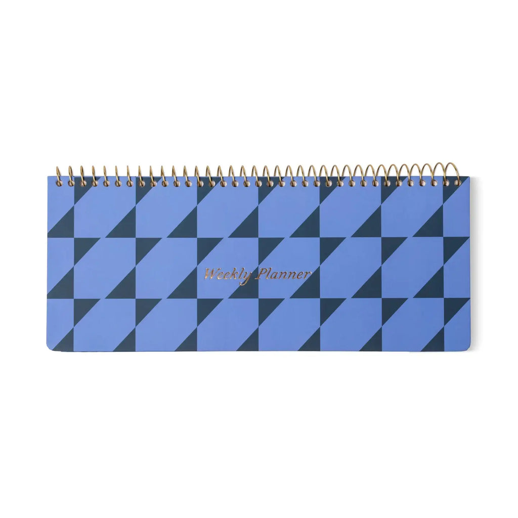 Blue weekly planner