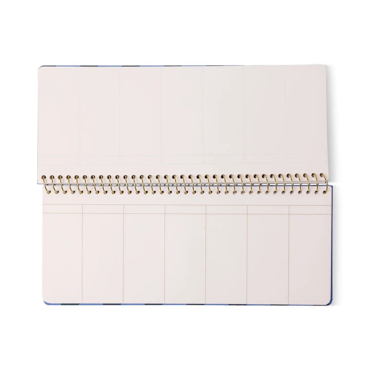 Blue weekly planner