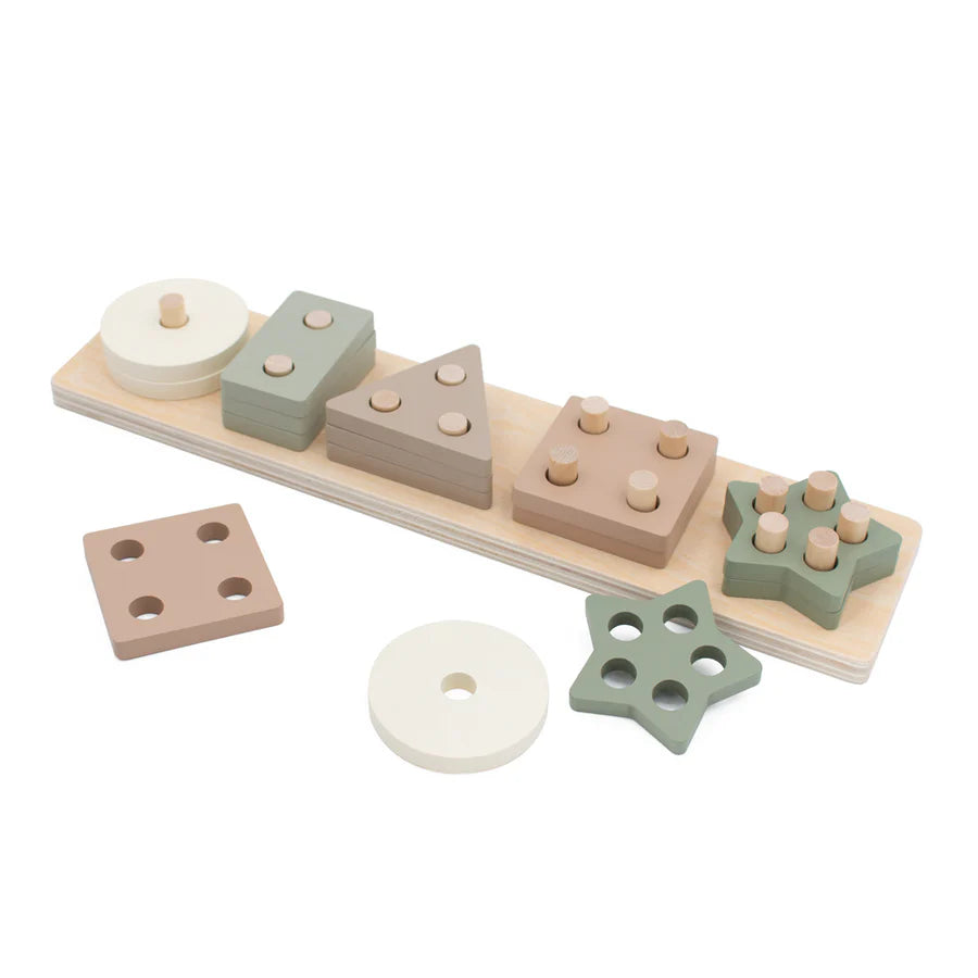 Jumini wooden peg shape board