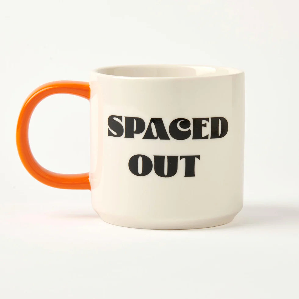 Peanuts spaced out mug