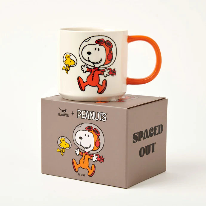 Peanuts spaced out mug