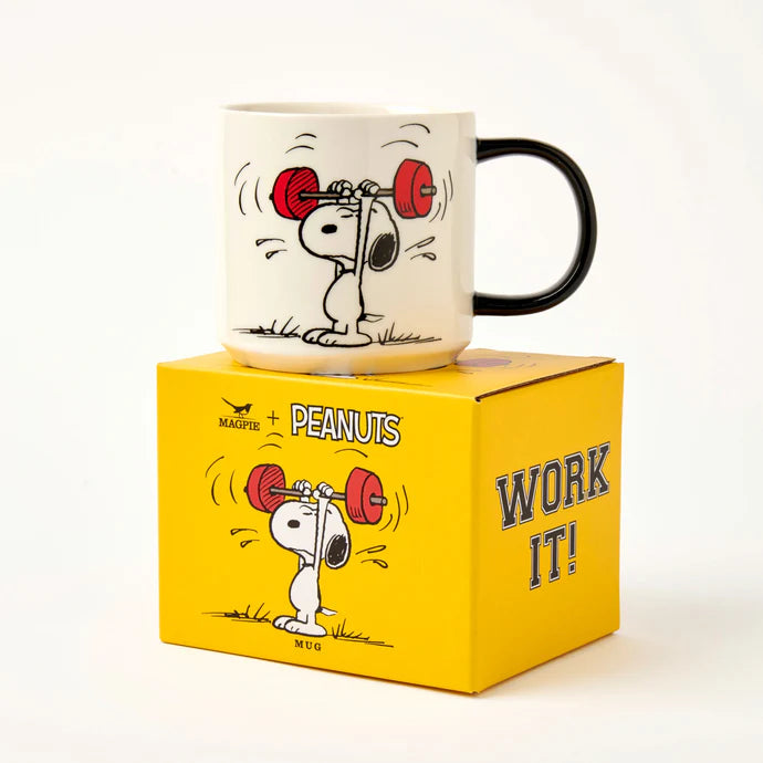 Peanuts work it mug