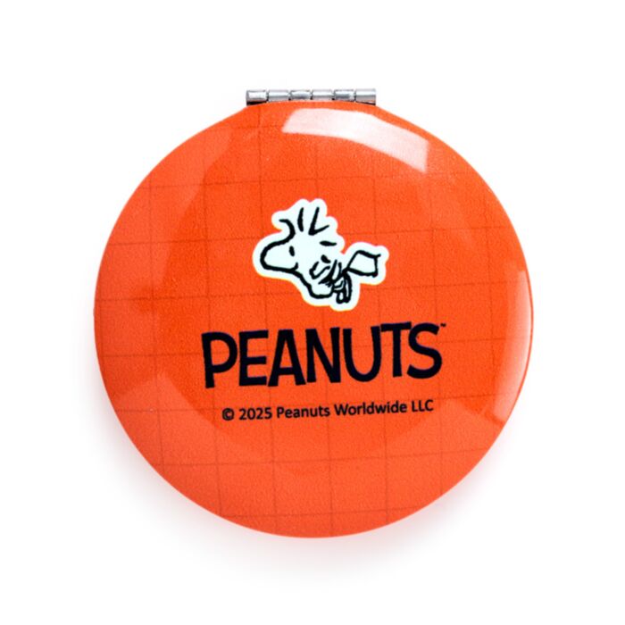 Snoopy & Woodstock compact mirror - orange