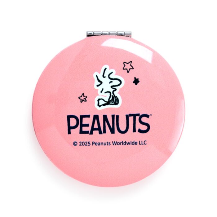 Snoopy & Woodstock compact mirror - pink