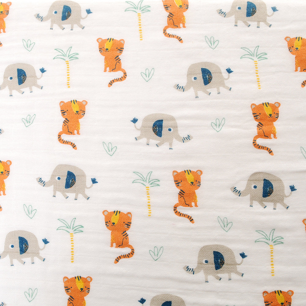 Savanna animals muslin squares