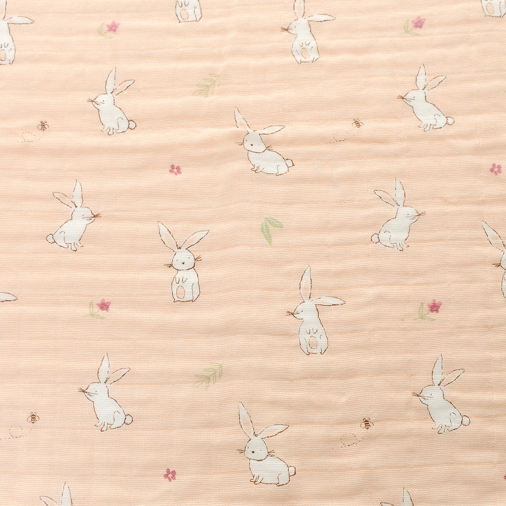 Bunnies muslin squares