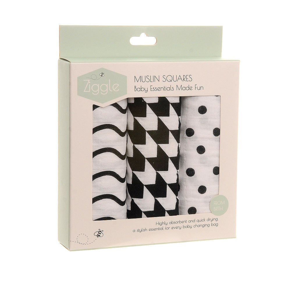 White & black muslins set