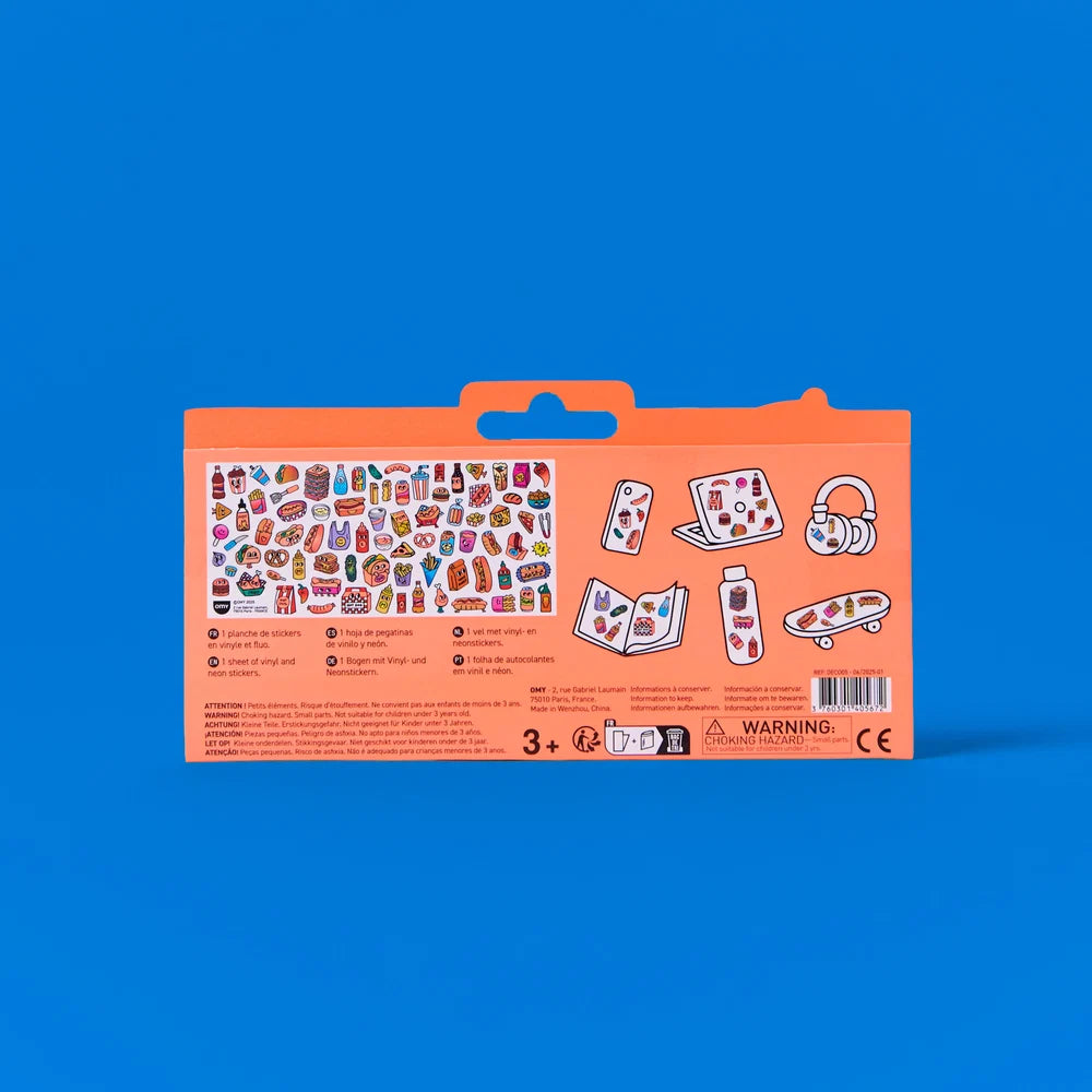 Boutique hot dog stickers