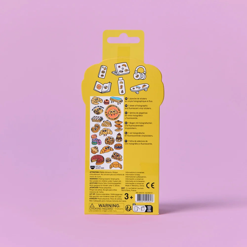 Iconic croissant stickers