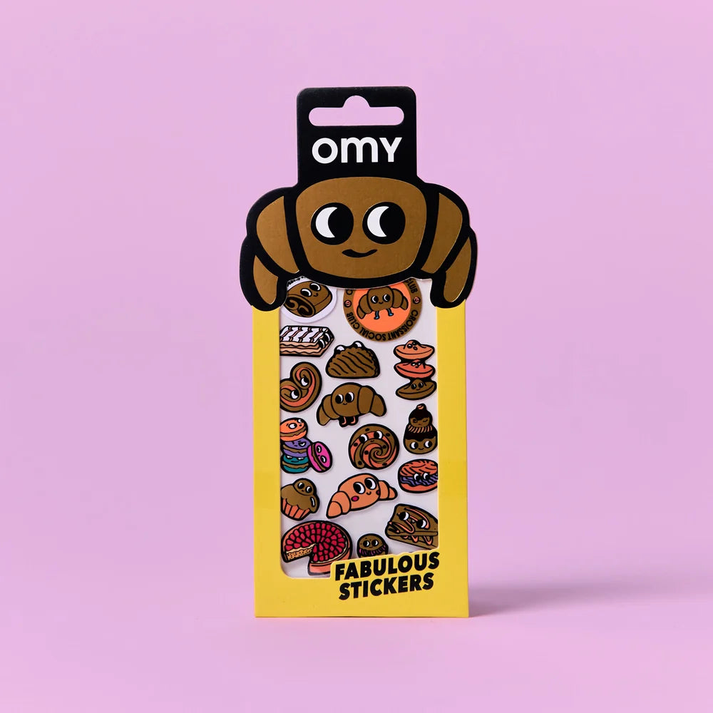 Iconic croissant stickers