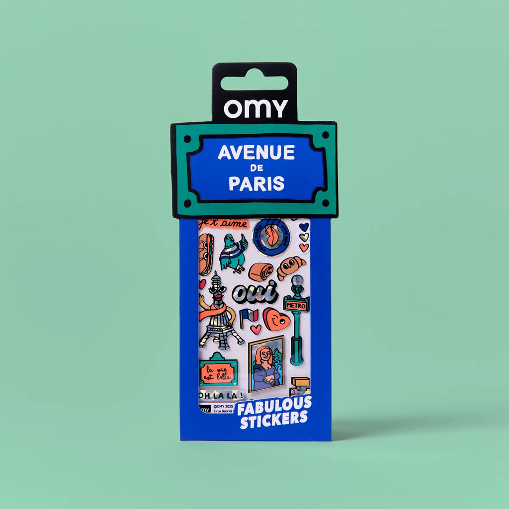 Iconic Paris stickers