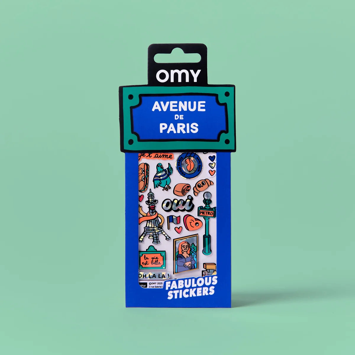 Iconic Paris stickers